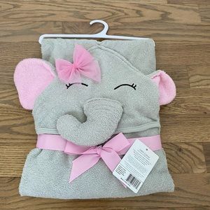 Little girl elephant towel